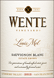 Wente 2013 Louis Mel Sauvignon Blanc