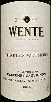 Wente 2014 Charles Wetmore Cabernet Sauvignon