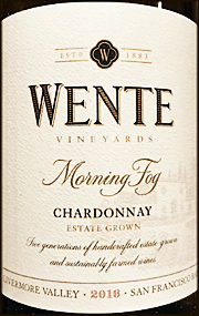 Wente 2016 Morning Fog Chardonnay