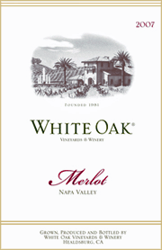 White Oak 2007 Merlot