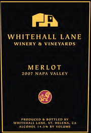 Whitehall Lane 2007 Merlot