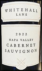 Whitehall Lane 2022 Napa Valley Cabernet Sauvignon