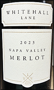 Whitehall Lane 2023 Napa Valley Merlot