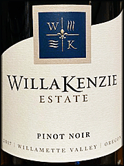 WillaKenzie 2017 Willamette Valley Pinot Noir