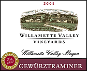 Willamette Valley Vineyards 2008 Gewurtztraminer
