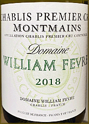 William Fevre 2018 Montmains