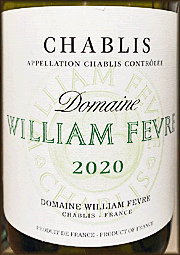 William Fevre 2020 Chablis Domaine