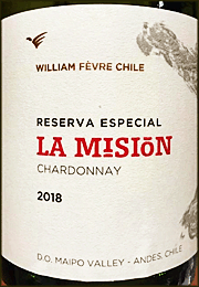 William Fevre Chile 2018 La Mision Reserva Especial Chardonnay