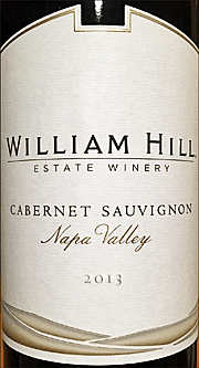 William Hill 2013 Napa Valley Cabernet Sauvignon