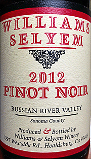 Williams Selyem 2012 Russian River Pinot Noir