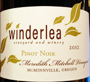 Winderlea 2012 Meredith Mitchell Pinot Noir