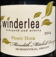 Winderlea 2014 Meredith Mitchell Vineyard Pinot Noir