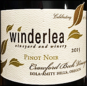Winderlea 2015 Crawford Beck Pinot Noir