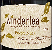 Winderlea 2016 Dundee Hills Vineyards Pinot Noir