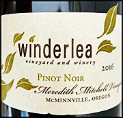 Winderlea 2016 Meredith Mitchell Pinot Noir