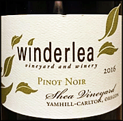Winderlea 2016 Shea Vineyard Pinot Noir