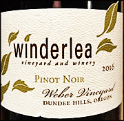 Winderlea 2016 Weber Vineyard Pinot Noir