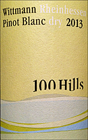 Wittmann 2013 100 Hills Pinot Blanc