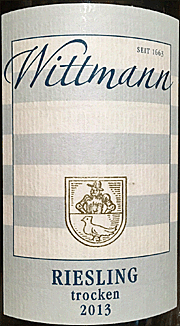 Wittmann 2013 Trocken Riesling