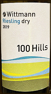 Wittmann 2019 100 Hills Riesling