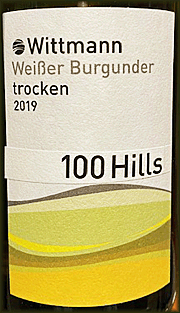 Wittmann 2019 100 Hills Weisser Burgunder Trocken