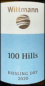 Wittmann 2020 100 Hills Riesling