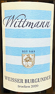 Wittmann 2020 Weisser Burgunder Trocken Pinot Blanc