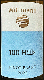 Wittmann 2023 100 Hills Pinot Blanc