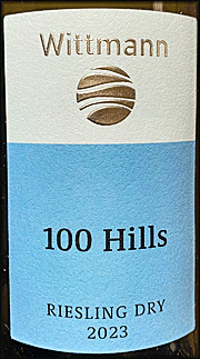 Wittmann 2023 100 Hills Riesling