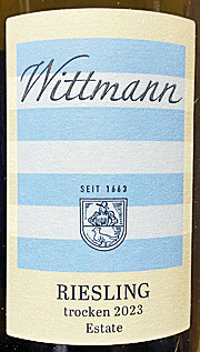 Wittmann 2023 Estate Trocken Riesling