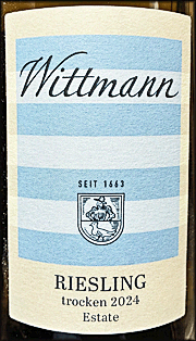 Wittmann 2024 Estate Trocken Riesling