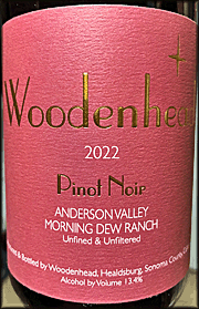 Woodenhead 2022 Morning Dew Ranch Pinot Noir