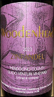 Woodenhead 2023 Guido Venturi Zinfandel