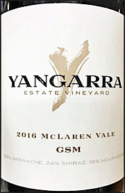 Yangarra 2016 GSM