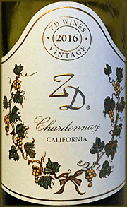 ZD 2016 Chardonnay