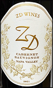 ZD 2021 Napa Valley Cabernet Sauvignon