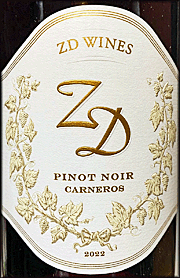 ZD 2022 Carneros Pinot Noir