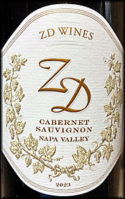 ZD 2023 Napa Valley Cabernet Sauvignon