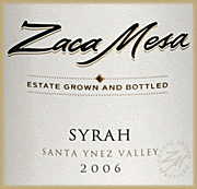 Zaca Mesa 2006 Syrah