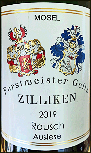 Zilliken 2019 Rausch Auslese Riesling