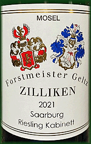 Zilliken 2021 Saarburg Kabinett Riesling