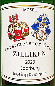 Zilliken 2023 Saarburg Kabinett Riesling