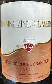 Zind-Humbrecht 2016 Roche Granitique Riesling