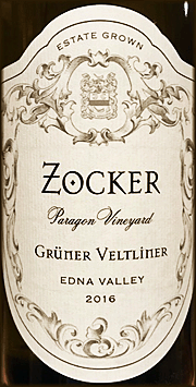 Zocker 2016 Paragon Gruner Veltliner