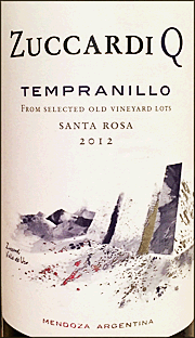 Zuccardi 2012 Q Tempranillo