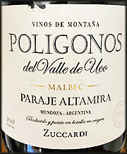 Zuccardi 2018 Poligonos Paraje Altamira Malbec