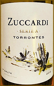 Zuccardi 2019 Serie A Torrontes