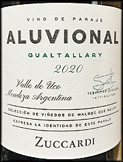 Zuccardi 2020 Aluvional Gualtallary Malbec