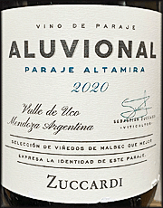 Zuccardi 2020 Aluvional Paraje Altamira Malbec