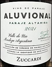 Zuccardi 2021 Aluvional Paraje Altamira Malbec